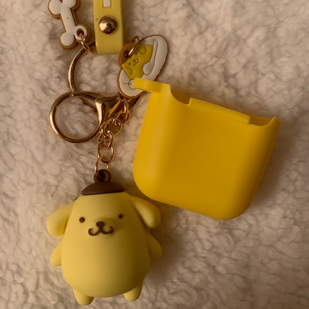 COPY - Hello Kitty Purin Airpod Case Cute 3D keyc…